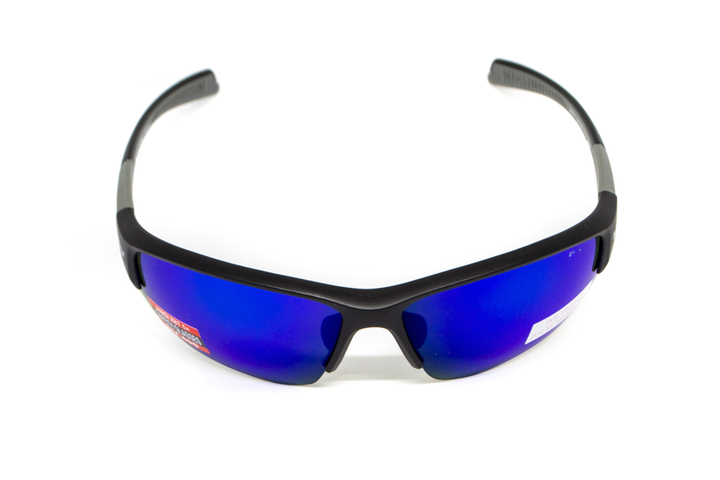 Окуляри поляризаційні захисні BluWater Samson-3 Z87.1 Polarized (G-Tech™ blue), дзеркальні сині - зображення 2