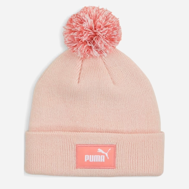 Акція на Дитяча демісезонна шапка Puma FC Pom-Pom- Beanie 2554102 55 Island Pink від Rozetka