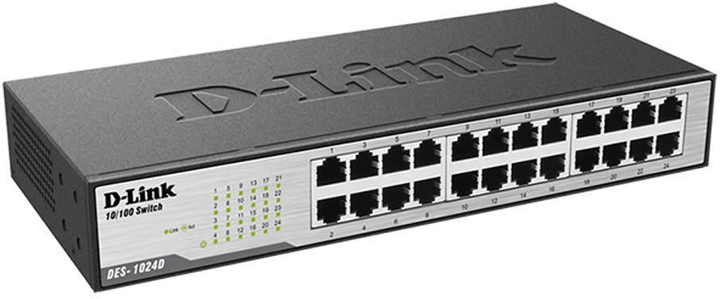 Przełącznik D-Link DES-1024D 24-port 10/100M NWay Unmanaged (DES-1024D/E) - obraz 2