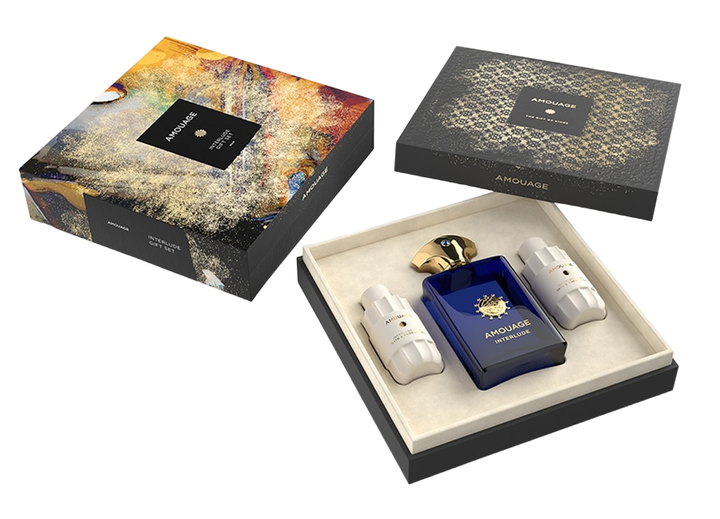 Zestaw męski Amouage Woda perfumowana Interlude 100 ml + Żel pod prysznic 2 x 60 ml (701666129783) - obraz 1