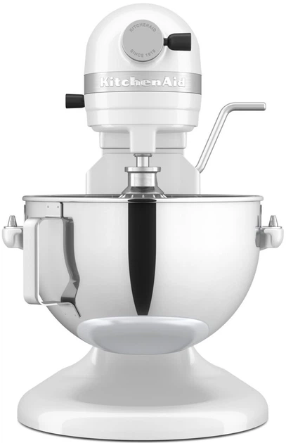 Robot kuchenny KitchenAid Heavy Duty 5,2l 5KSM55SXXEWH z odchylaną misą, Biały - Zdjęcie 6 Robot kuchenny KitchenAid Heavy Duty 5,2l 5KSM55SXXEWH z odchylaną misą, Biały - obraz 6