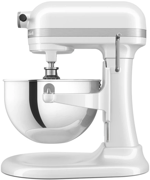 Robot kuchenny KitchenAid Heavy Duty 5,2l 5KSM55SXXEWH z odchylaną misą, Biały - Zdjęcie 7 Robot kuchenny KitchenAid Heavy Duty 5,2l 5KSM55SXXEWH z odchylaną misą, Biały - obraz 7
