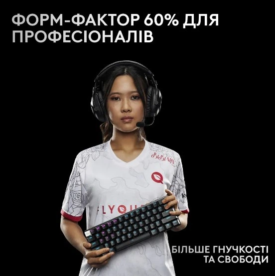 Клавиатура беспроводная Logitech G Pro X 60 LightSpeed Black (920-011911) - изображение 6