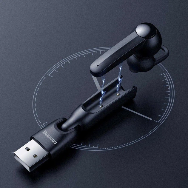 Bluetooth гарнітура Baseus Encok Vehicle-mounted Wireless Earphones A05 Black - изображение 5