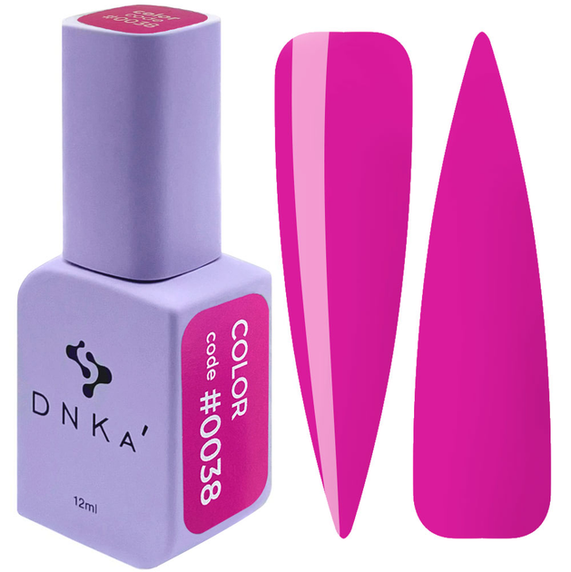 Гель-лак DNKa Gel Polish Color №0038 12 мл - Фото 1 Гель-лак DNKa Gel Polish Color №0038 12 мл - зображення 1