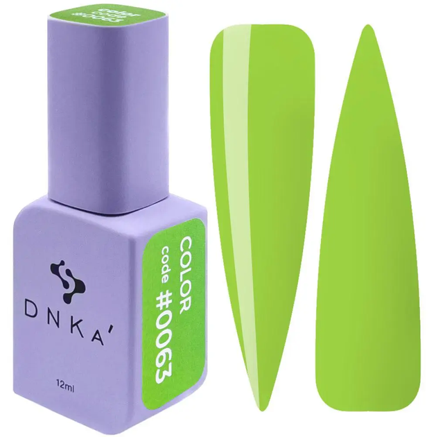 Гель-лак DNKa Gel Polish Color №0063 12 мл - Фото 1 Гель-лак DNKa Gel Polish Color №0063 12 мл - зображення 1