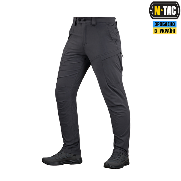 Штани M-Tac Sahara Flex Light Dark Grey 30/32 - зображення 1