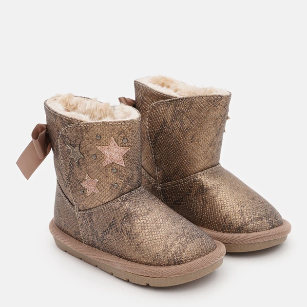 Детские угги для девочки Chicco 01066142000000-030 26 Коричневые (8051182252703) - изображение 2