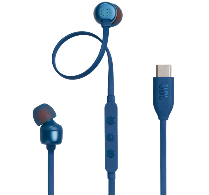 Наушники JBL Tune 310C USB-C Blue (JBLT310CBLU) - Фото 1 Наушники JBL Tune 310C USB-C Blue (JBLT310CBLU) - изображение 1
