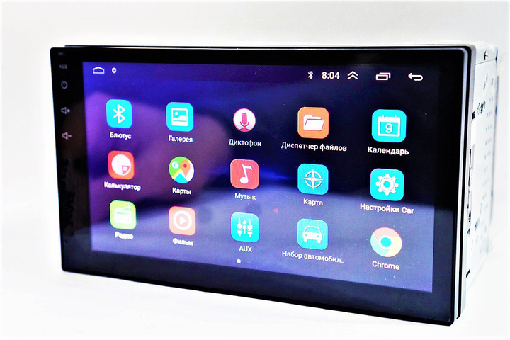 Автомагнітола сенсорна 2 din 7" Android GPS Wifi Bluetooth P9 (моторизований екран) - зображення 4
