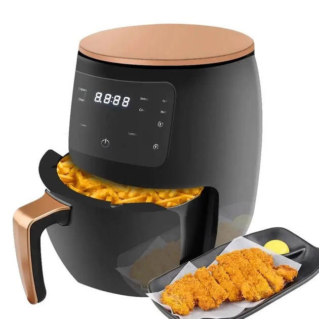 Аерофритюрниця фритюрниця сенсорна 6L 2400W Air Fryer Silver Crest S-18 ...