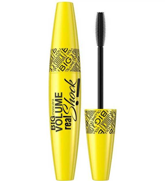 Туш EVELINE BIG VOLUME REAL SHOCK об'єм жовта 2992 - Фото 1 Туш EVELINE BIG VOLUME REAL SHOCK об'єм жовта 2992 - зображення 1