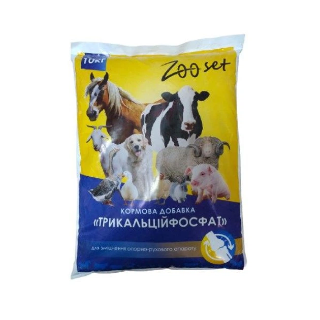 Трикальцій фосфат кормовий Zooset 1кг - Фото 1 Трикальцій фосфат кормовий Zooset 1кг - зображення 1