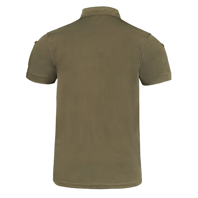 Футболка Mil-Tec быстросохнущая Tactical Quick Dry Poloshirt 2XL Olive (10961001-906-XXL) - изображение 4