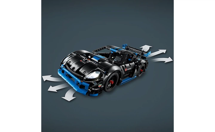 Конструктор LEGO Автомобіль для перегонів Porsche GT4 e-Performance 834 деталей (42176) - изображение 6