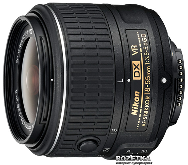 Фотоаппарат Nikon D3200 Kit 18-55 VR II + 55-200 VR Black