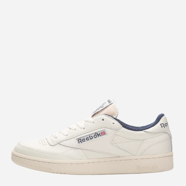 Sneakersy męskie do kostki Reebok Club C 85 Vintage 100007796 38.5 Beżowe (4065418230155) - obraz 1