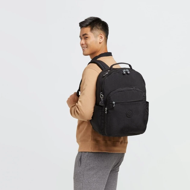 Рюкзак для ноутбука Kipling SEOUL XL Black Noir (P39) KI3864_P39 - Фото 2 Рюкзак для ноутбука Kipling SEOUL XL Black Noir (P39) KI3864_P39 - изображение 2