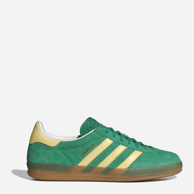 Чоловічі кеди низькі adidas Gazelle Indoor IH7500 41.5 Зелені (4067888376395) - зображення 1