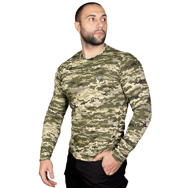 Тактический CamoTec лонгслив Bavovna Cotton ММ14 пиксель 3XL - изображение 1