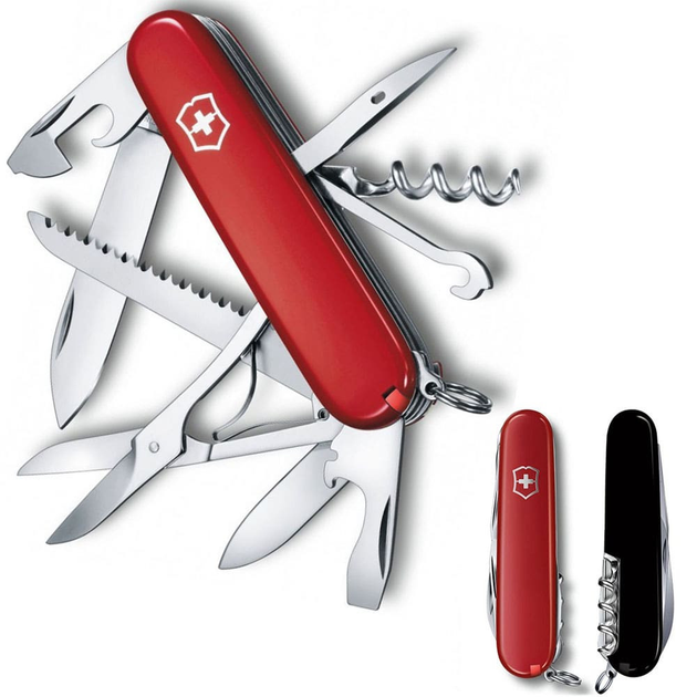 Ніж Victorinox Huntsman Ukraine 91мм/15функ/червоно-чорний - зображення 2