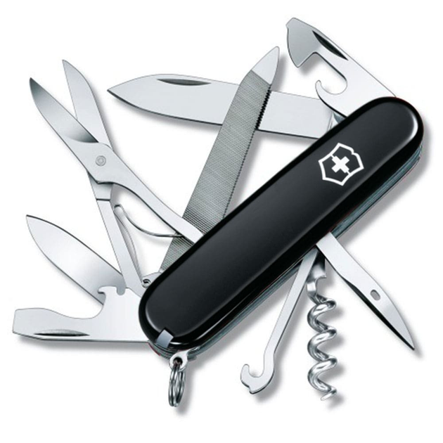 Нож Victorinox Mountaineer 91мм/18функ/черный - изображение 1