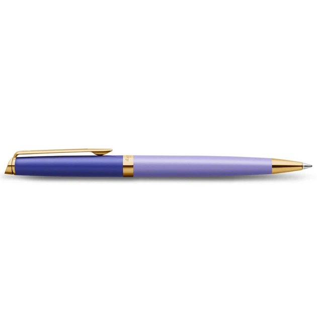 Ручка кулькова Waterman HEMISPHERE Colour Blocking Purple GT Золотистий 22 580 - зображення 3