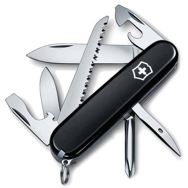 Ніж Victorinox Hiker 91мм/13функ/чорний - зображення 1