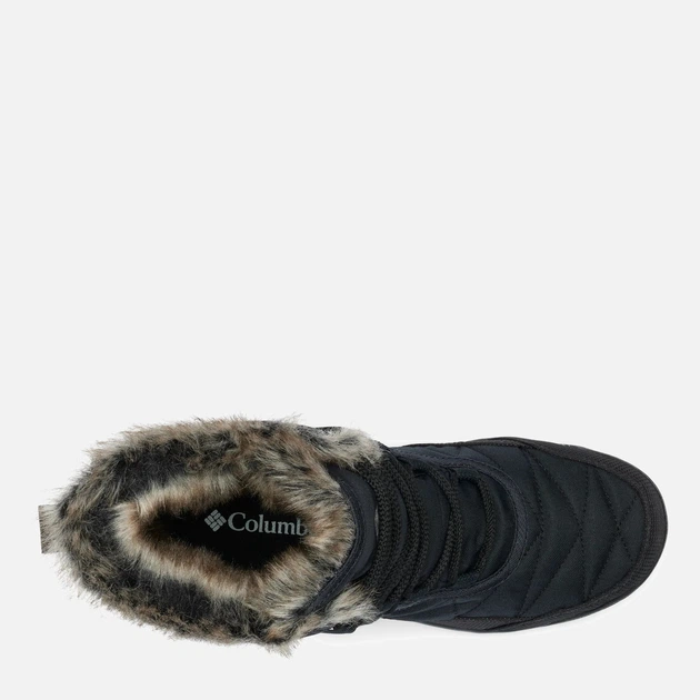 Śniegowce damskie wysokie Columbia Minx Shorty IV 2079181010 41 (10US) Czarne (195981582956) - obraz 6