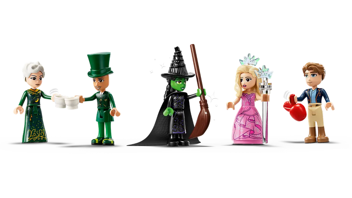 Zestaw klocków LEGO Wicked Bright 2024 Powitanie w Emerald City 945 elementów (75684) - obraz 4