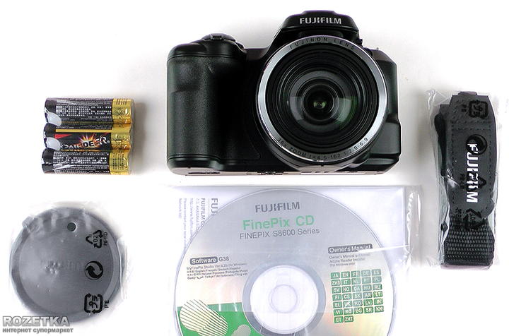 Фотоаппарат Fujifilm FinePix S8600 Black купить на ROZETKA