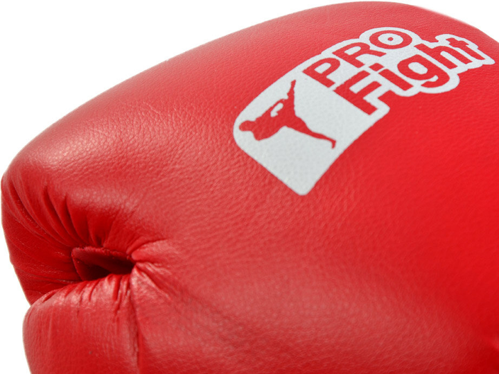 Rękawice Profight skóra Dragon bokserskie rozmiar 10 Czerwone (5902860631408) - obraz 4