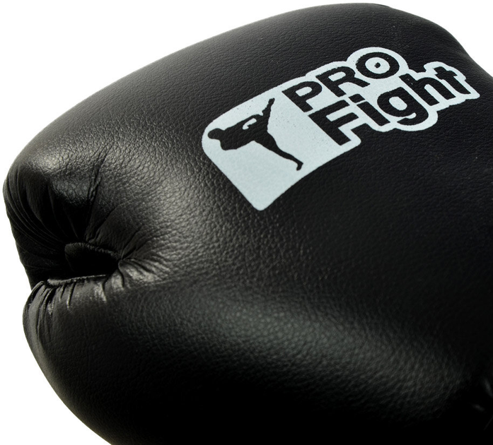 Rękawice Profight skóra Dragon bokserskie rozmiar 12 Czarne (5902860631378) - obraz 4