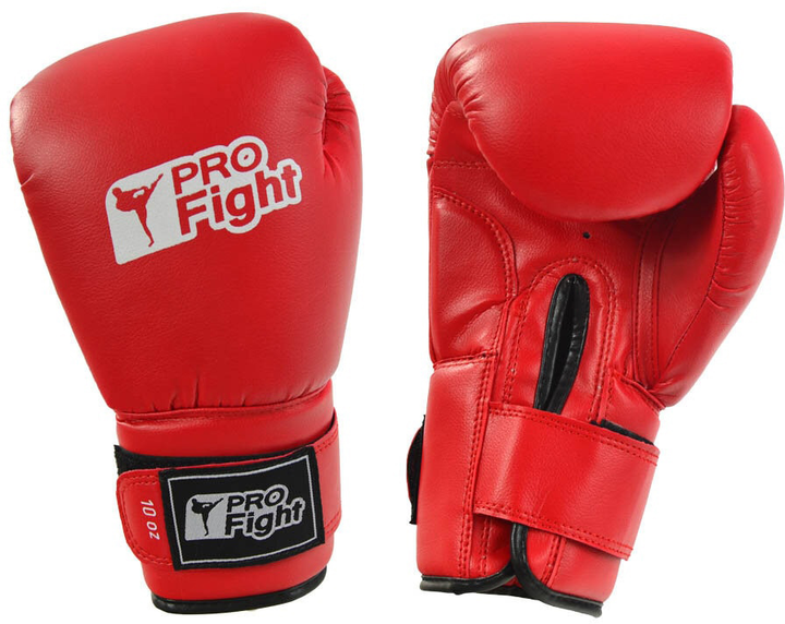 Rękawice Profight PVC bokserskie rozmiar 14 Czerwone (5902860631354) - obraz 1