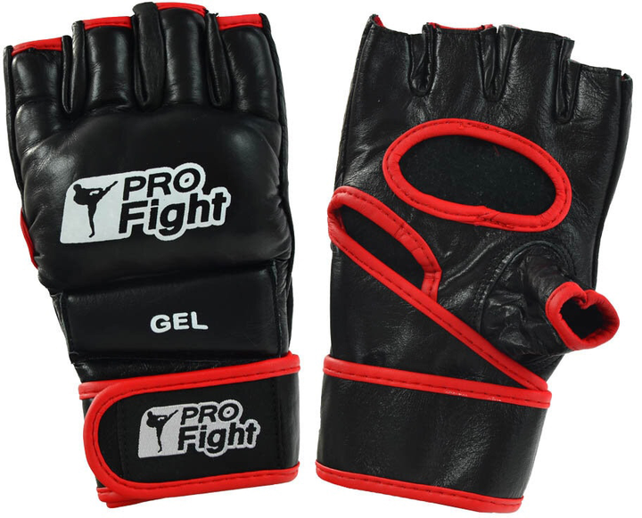 Rękawice Profight PU MMA Gloves rozmiar XL Czarne (5902860635970) - obraz 1