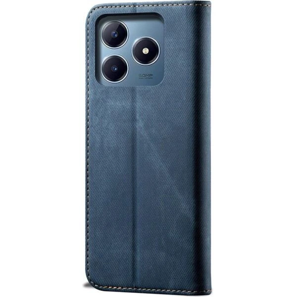 Чехол-книжка с кармашками UniCase Jeans Wallet для Realme C63 / C61 / Note 60x - Blue - изображение 6