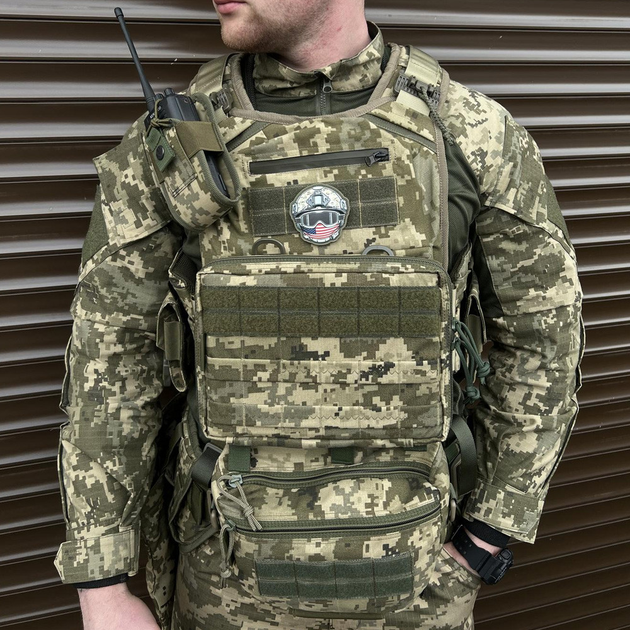 Підсумок під планшет 8''-12'' Cordura 500D / Сумка-чохол для гаджета піксель 22 х 29 см - зображення 2