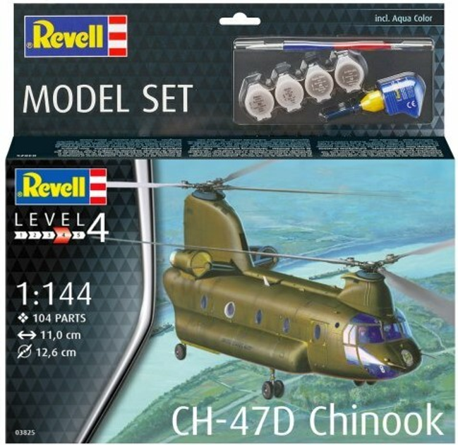 Model do sklejania Revell 63825 CH-47D Chinook 1:144 (4009803638256) - obraz 1