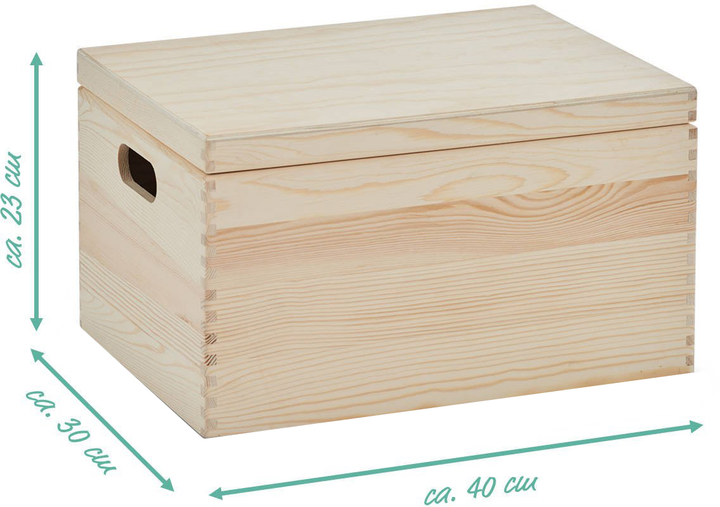 Ящик для зберігання Zeller з кришкою 23x30x40 см (4003368131528) - зображення 3