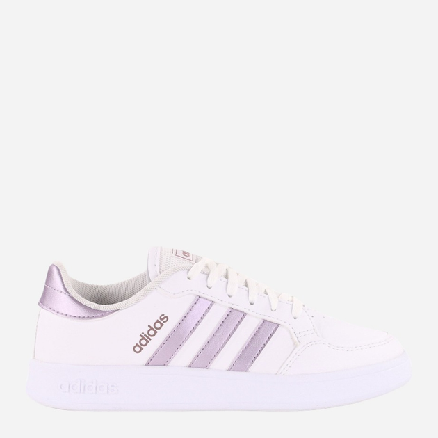 Tenisówki damskie z eko skóry adidas Breaknet GX4323 36 Biały/Fioletowy (4065427333045) - obraz 1