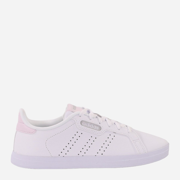 Tenisówki damskie skórzane adidas Courtpoint Base GY1116 40 Biały/Różowy (4065419588019) - obraz 1