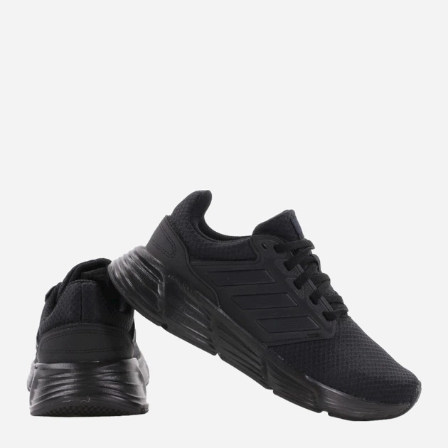 Buty na siłownię damskie adidas Galaxy 6 GW4131 40.5 Czarne (4065426758092) - obraz 3