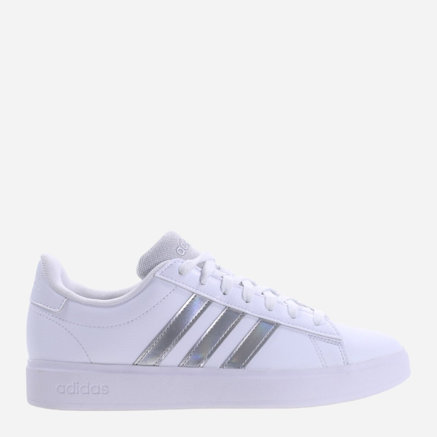 Sneakersy damskie z eko skóry adidas Grand Court 2.0 ID4485 36.5 Biały/Srebrny (4066755770748) - obraz 1