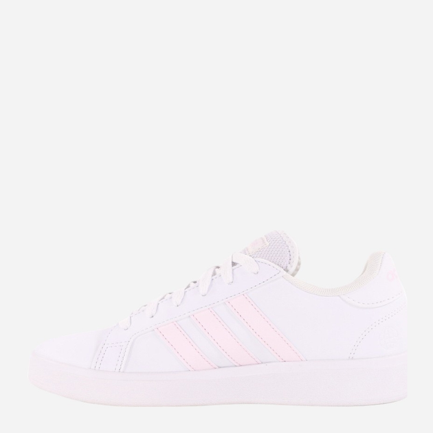 Жіночі кеди низькі adidas Grand Court Base 2 GW9260 37.5 Білий/Блідо-рожевий (4065427835891) - зображення 2