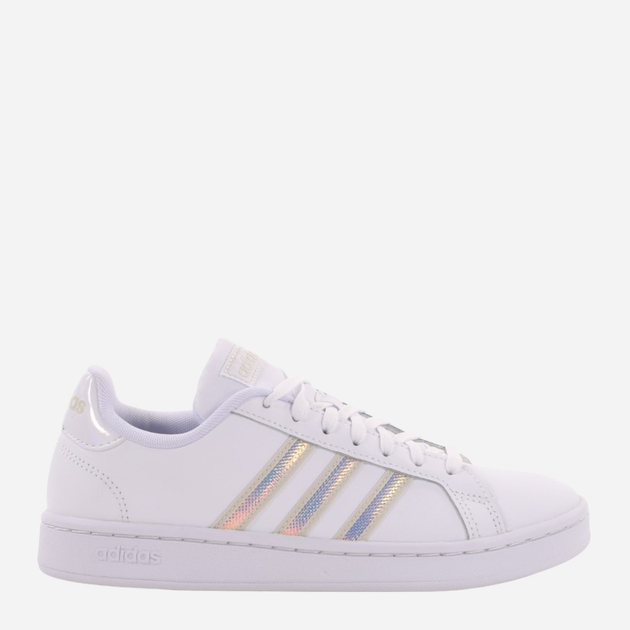 Tenisówki damskie skórzane adidas Grand Court FW3734 36.5 Biały/Złoty (4060517559558) - obraz 1