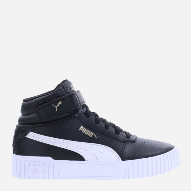 Tenisówki damskie skórzane Puma Carina 2.0 Mid 385851-05 35.5 Czarny/Biały (4065452487928) - obraz 1