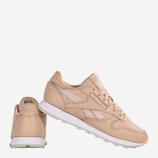 Buty sportowe damskie Reebok Cl Lthr DV6447 38 Beżowe (4061624427099) - obraz 3