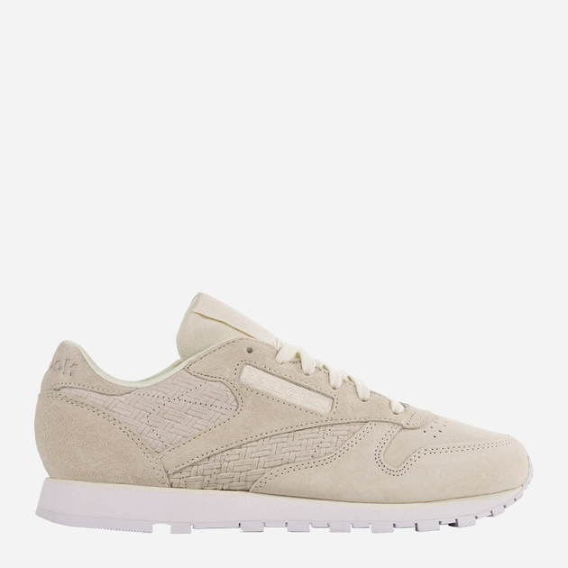 Buty sportowe damskie do kostki Reebok Cl Lthr Wovem EMB BT0006 35.5 Beżowe (4059805291584) - obraz 1