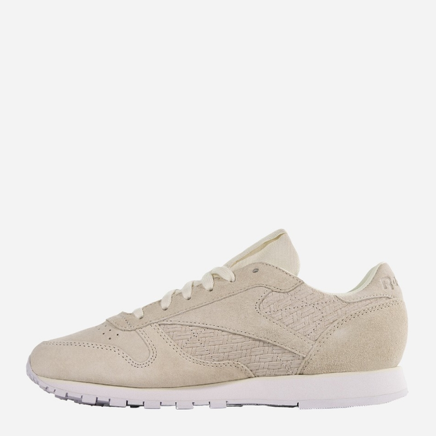 Buty sportowe damskie do kostki Reebok Cl Lthr Wovem EMB BT0006 37.5 Beżowe (4059805291546) - obraz 2