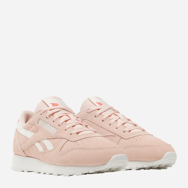 Жіночі кросівки Reebok Classic Leather 100033451 40.5 Персикові (4066756694944) - зображення 4